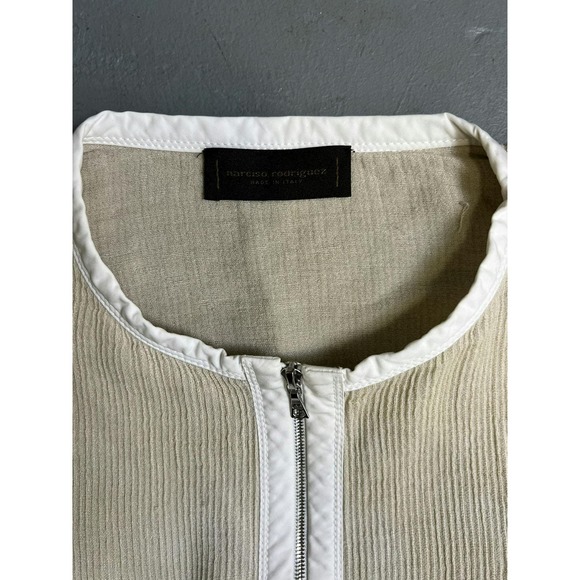 Narciso Rodriguez Ecru Wool Skirt Jacket Suit Set Size US 6 - Picture 11 of 14